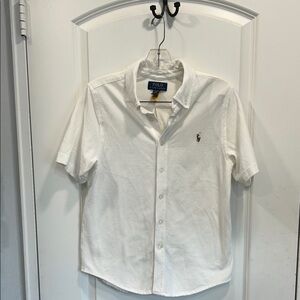 Polo by Ralph Lauren White Short-Sleeve Knit Oxford Shirt
Boys 8-20 (14-16)